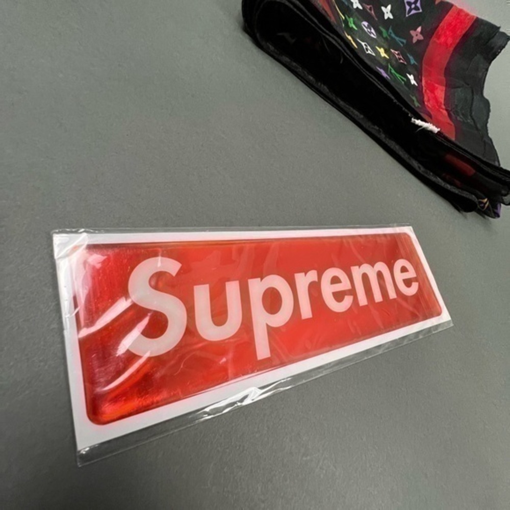 Rare 3D Classic Red White Supreme Box Logo Spell Out Sticker fw11 ?